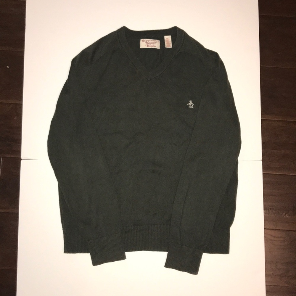 Penguin V Neck Sweater